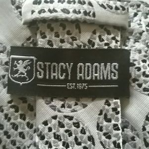 Grey Stack Adams Tie